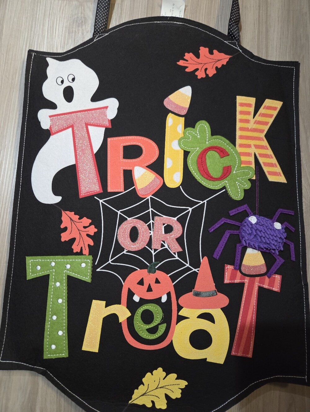 Halloween Trick or Treat Evergreen Door Hang